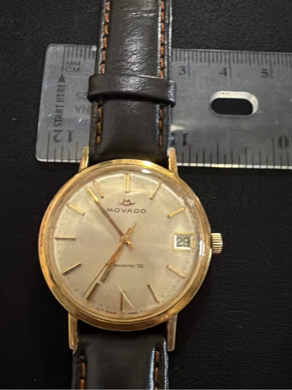 vintage movado kingmatic watch